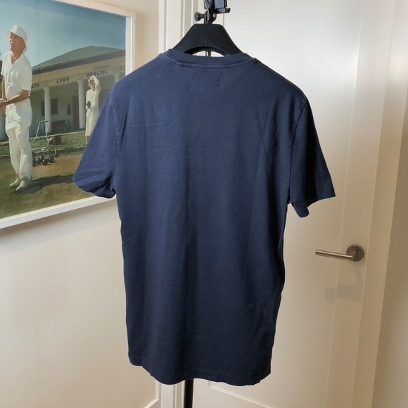 Original Penguin Men's "Beach Please" T-Shirt, Navy & White - Medium - Picture 4 of 4